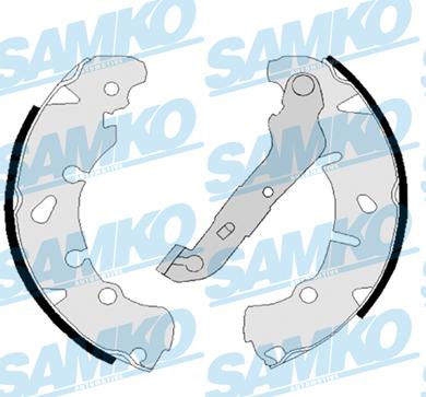 Samko 88170 - Комплект тормозных колодок, барабанные autospares.lv