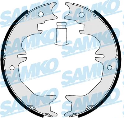 Samko 88850 - Комплект тормозных колодок, барабанные autospares.lv