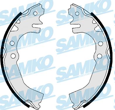 Samko 88830 - Комплект тормозных колодок, барабанные autospares.lv