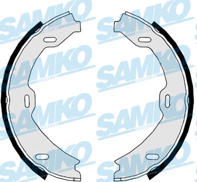 Samko 88879 - Комплект тормозных колодок, барабанные autospares.lv