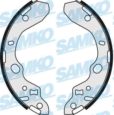 Samko 87910 - Комплект тормозных колодок, барабанные autospares.lv