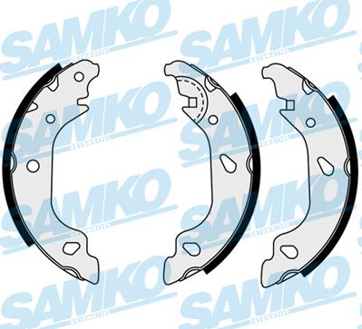 Samko 87930 - Комплект тормозных колодок, барабанные autospares.lv