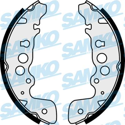 Samko 87470 - Комплект тормозных колодок, барабанные autospares.lv
