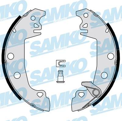 Samko 87520 - Комплект тормозных колодок, барабанные autospares.lv