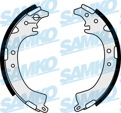 Samko 87660 - Комплект тормозных колодок, барабанные autospares.lv