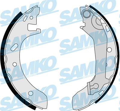 Samko 87140 - Комплект тормозных колодок, барабанные autospares.lv