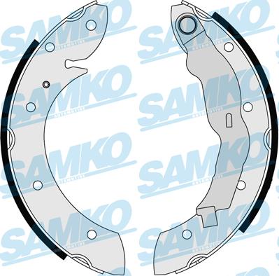 Samko 87135 - Комплект тормозных колодок, барабанные autospares.lv