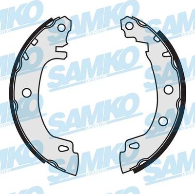 Samko 87170 - Комплект тормозных колодок, барабанные autospares.lv