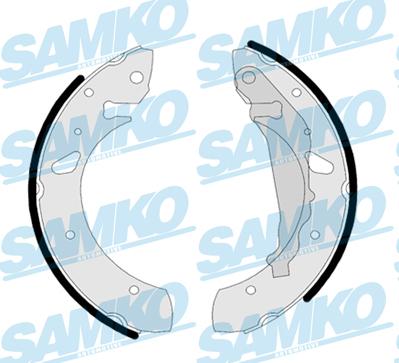 Samko 87850 - Комплект тормозных колодок, барабанные autospares.lv