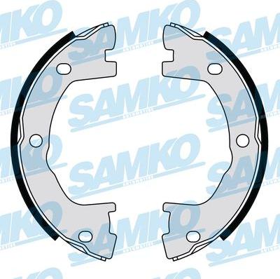 Samko 87800 - Комплект тормозных колодок, барабанные autospares.lv
