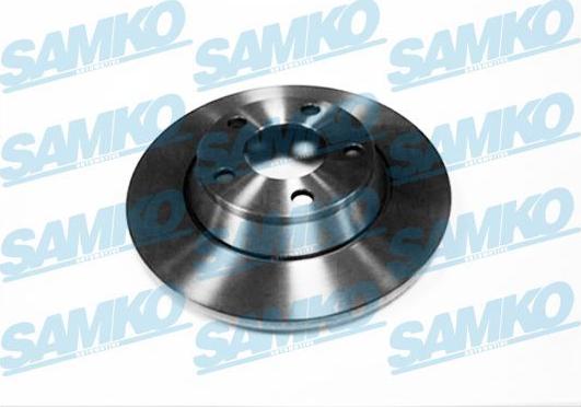 Samko A1411P - Тормозной диск autospares.lv