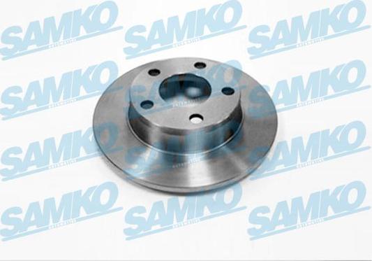 Samko A1601P - Тормозной диск autospares.lv