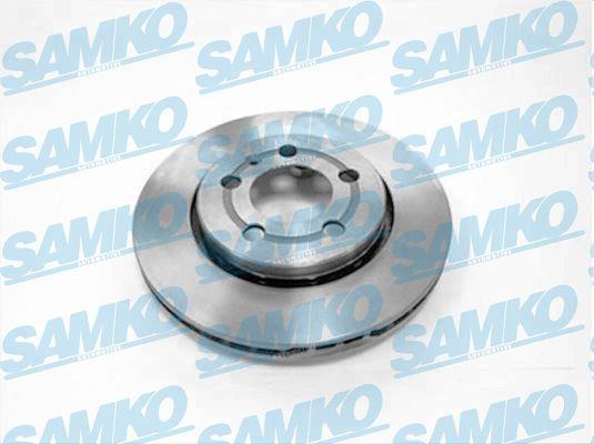Samko A1602VR - Тормозной диск autospares.lv