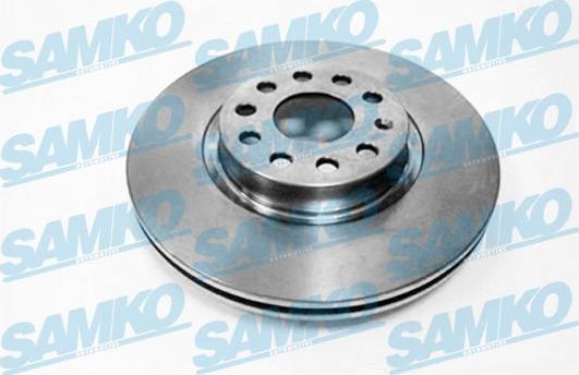 Samko A1004V - Тормозной диск autospares.lv