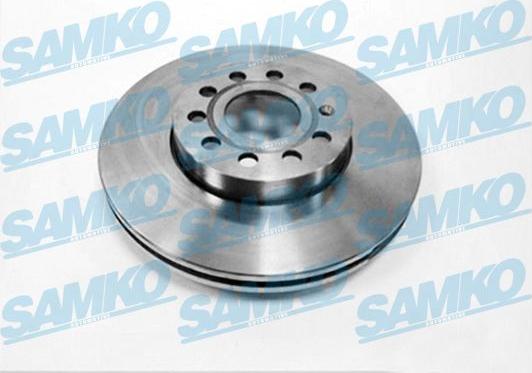 Samko A1002V - Тормозной диск autospares.lv