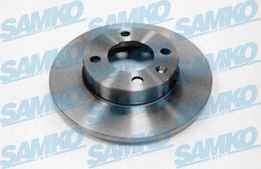 Samko A1011P - Тормозной диск autospares.lv