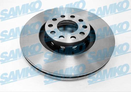Samko A1018V - Тормозной диск autospares.lv