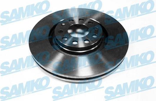 Samko A1028V - Тормозной диск autospares.lv