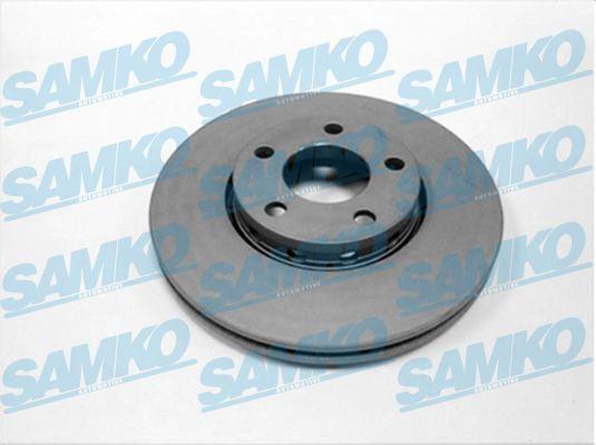 Samko A1371VR - Тормозной диск autospares.lv