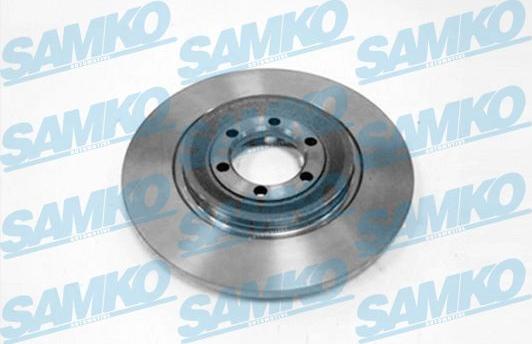 Samko A2053P - Тормозной диск autospares.lv