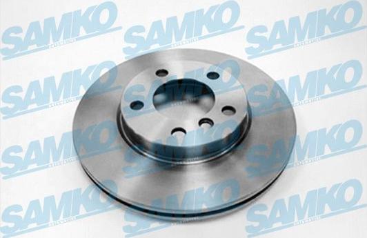 Samko B2065V - Тормозной диск autospares.lv
