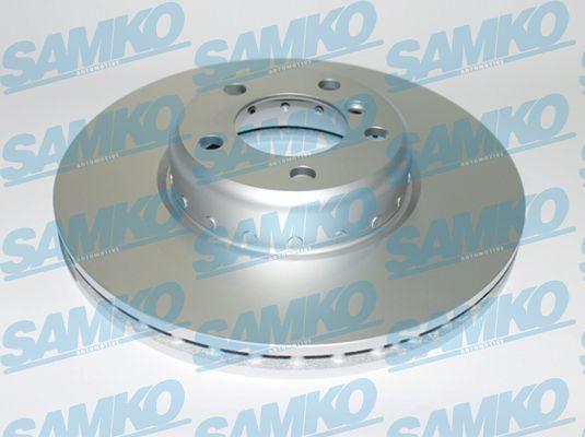 Samko B2087VBR - Тормозной диск autospares.lv