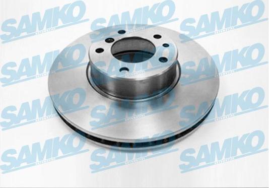 Samko B2029V - Тормозной диск autospares.lv