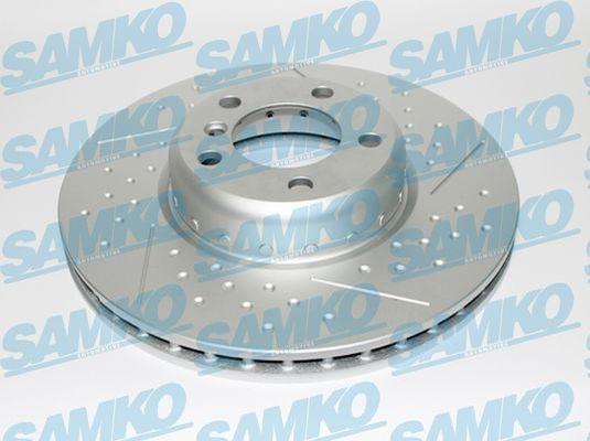 Samko B2105VBR - Тормозной диск autospares.lv