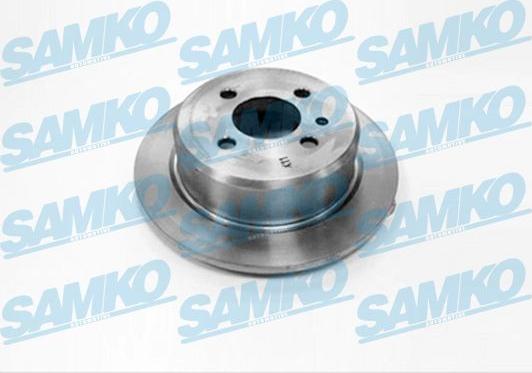 Samko B2131P - Тормозной диск autospares.lv