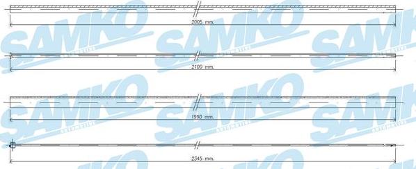 Samko C0036A - Тросик газа autospares.lv