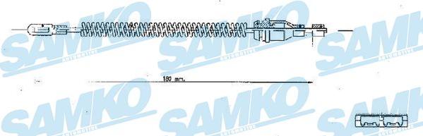 Samko C1350B - Тросик, cтояночный тормоз autospares.lv