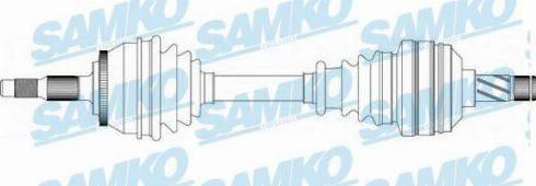 Samko DS49019 - Приводной вал autospares.lv