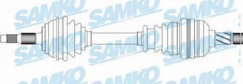 Samko DS49013 - Приводной вал autospares.lv