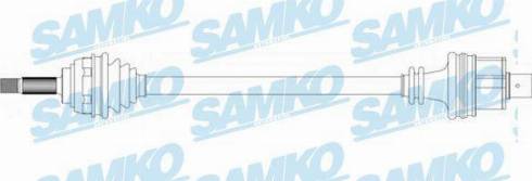 Samko DS49023 - Приводной вал autospares.lv