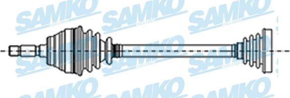 Samko DS42049 - Приводной вал autospares.lv