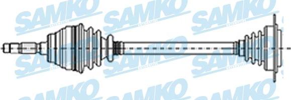 Samko DS51067 - Приводной вал autospares.lv