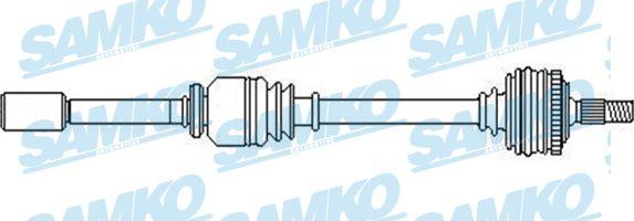 Samko DS52449 - Приводной вал autospares.lv