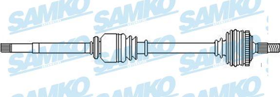 Samko DS52445 - Приводной вал autospares.lv