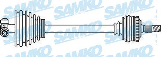 Samko DS52446 - Приводной вал autospares.lv