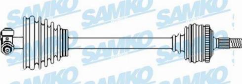 Samko DS52456 - Приводной вал autospares.lv