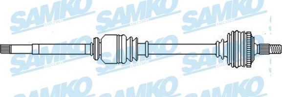 Samko DS52451 - Приводной вал autospares.lv