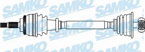 Samko DS52437 - Приводной вал autospares.lv