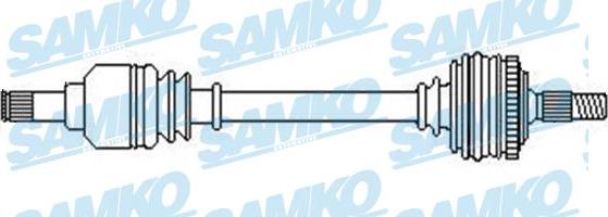Samko DS52509 - Приводной вал autospares.lv