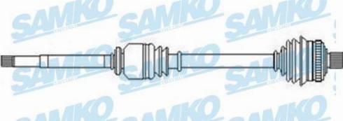 Samko DS52583 - Приводной вал autospares.lv