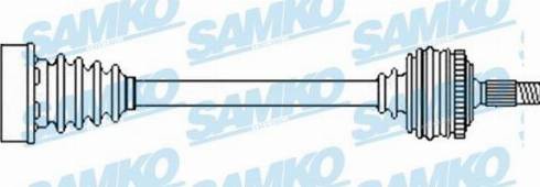 Samko DS52520 - Приводной вал autospares.lv