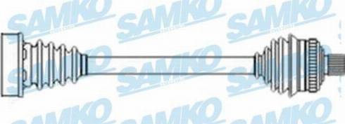 Samko DS52647 - Приводной вал autospares.lv