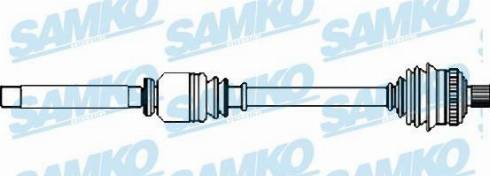 Samko DS52630 - Приводной вал autospares.lv