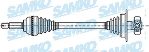 Samko DS52056 - Приводной вал autospares.lv