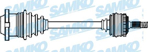 Samko DS52191 - Приводной вал autospares.lv