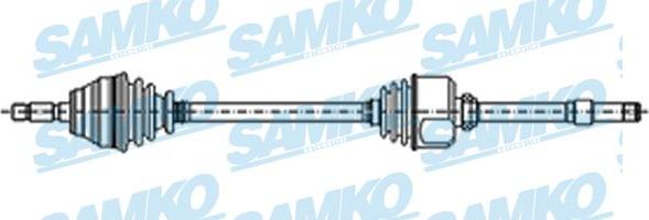 Samko DS52129 - Приводной вал autospares.lv